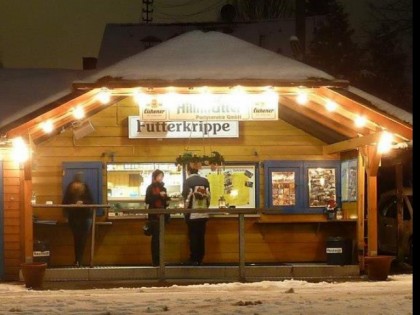 照片: Futterkrippe Eichen